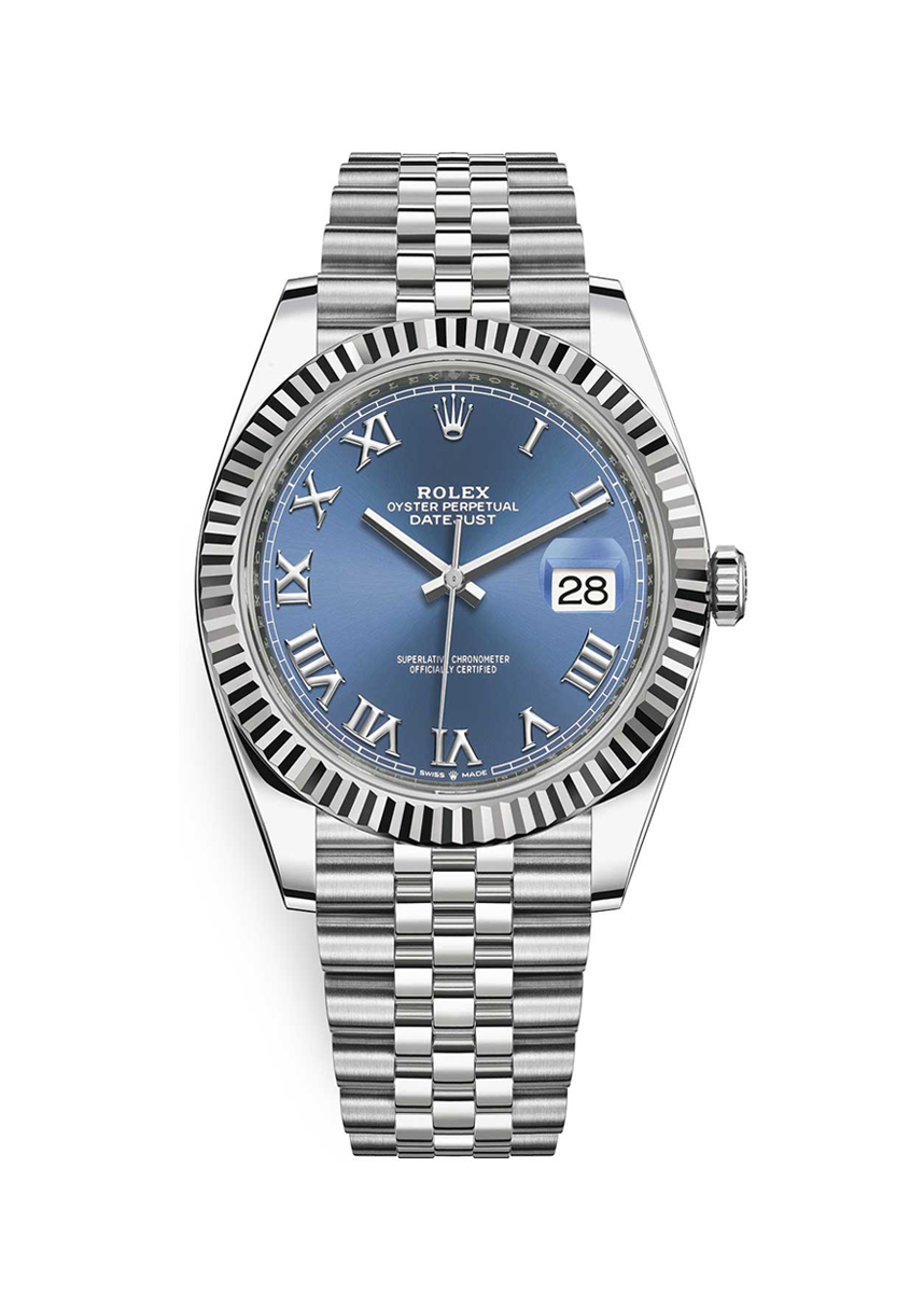 Rolex Datejust 41mm 126334 Blue Roman Jubilee